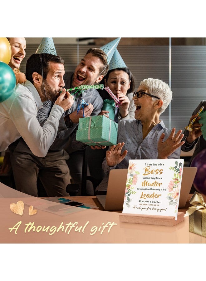 Pandasch Boss Day Gifts For Women, Best Gifts For Boss Female - Unique Office Desk Card With Warm Words, Funny Boss Lady Gifts For Birthday, Going Away, Boss Day - Thank You Gifts For Your Female Boss - Image 2