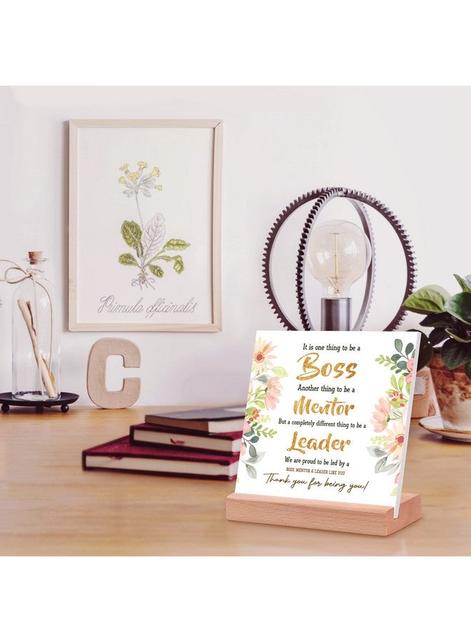 Pandasch Boss Day Gifts For Women, Best Gifts For Boss Female - Unique Office Desk Card With Warm Words, Funny Boss Lady Gifts For Birthday, Going Away, Boss Day - Thank You Gifts For Your Female Boss - Image 4
