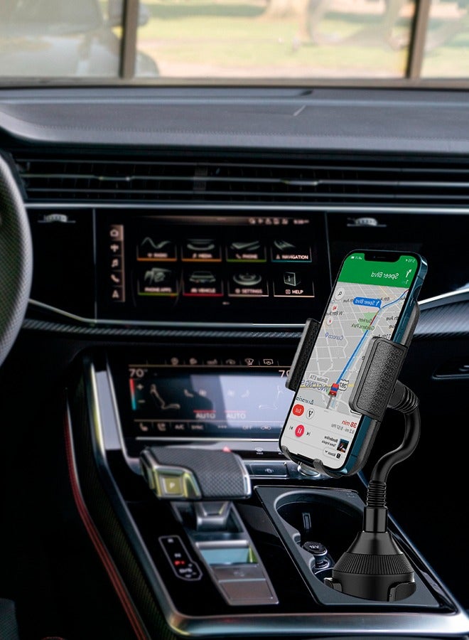 Urise Car Phone Holder 360° Adjustable Cup Mobile Stand Accessories Automobile Mount Compatible for iPhone Samsung and All Smartphones - Image 2