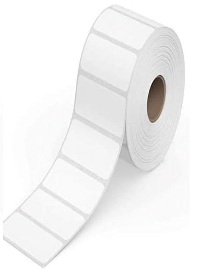 True-Ally 50x30 Direct Thermal Barcode Label Sticker - 2 x 1.18 inches - 50mm x 30mm - 1000 Labels Per Roll - White Self Adhesive Sticker for Printing Barcoding (1 Roll per Pack (1000 Labels)) - Image 1