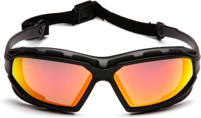Pyramex Safety Highlander XP Eyewear with Sky Red Mirror Anti-Fog Lens - Image 2