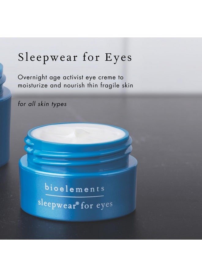 Bioelements Bioelements Sleepwear for Eyes - 0.5 fl oz - Night Anti-Aging Eye Cream - Moisturize, Hydrate & Reduce Appearance of Fine Lines & Wrinkles - Vegan, Gluten Free - Never Tested on Animals  - Image 3