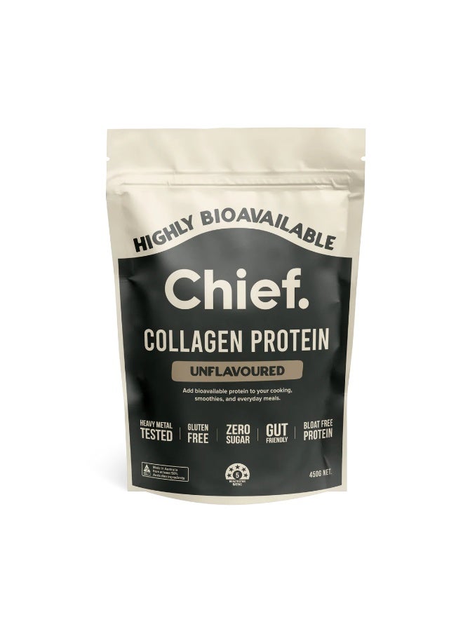 Chief Grass-Fed Collagen Protein Powder – Unflavoured, 30 Servings - Image 1