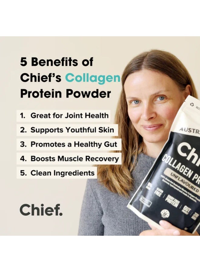 Chief Grass-Fed Collagen Protein Powder – Unflavoured, 30 Servings - Image 5