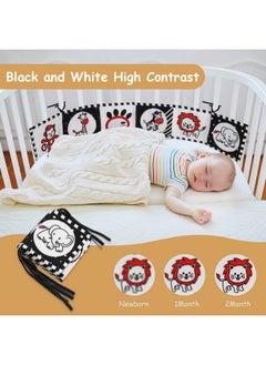 Black And White High Contrast Baby Toys, Soft Baby Book For Newborn 0-3-6-12 Months, Infant Tummy Time Toys, Early Education Sensory Toys, Visual Stimulation Folding Cloth Book For Boys Girls - pzsku/Z137EFB42CE5354C08012Z/45/_/1733730269/375c136b-81c0-4a17-b316-622bbdd49242