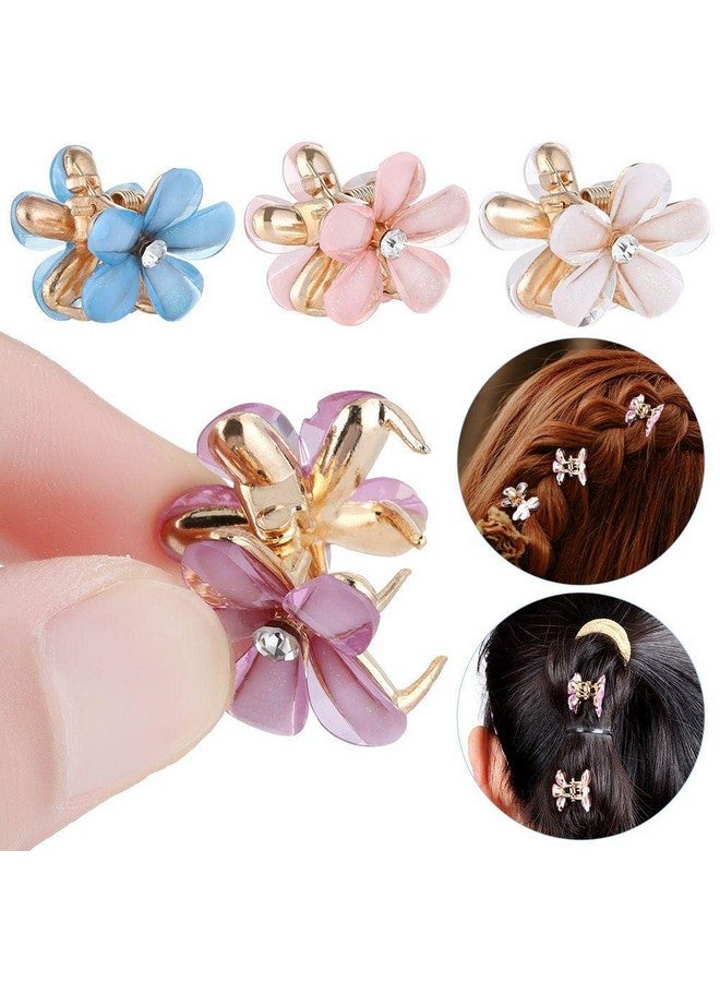 SUN Ring SUNRING Small Pearl Hair Claw Clips for Women Girl, Mini Pearl Flower Claw Clips Design, Sweet Daisy Artificial Bangs Clips Decorative Hair Accessories (Pack of 6, Multicolor) - Image 4