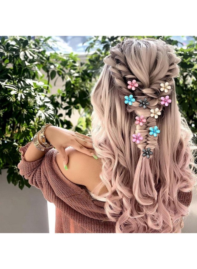 SUN Ring SUNRING Small Pearl Hair Claw Clips for Women Girl, Mini Pearl Flower Claw Clips Design, Sweet Daisy Artificial Bangs Clips Decorative Hair Accessories (Pack of 6, Multicolor) - Image 3