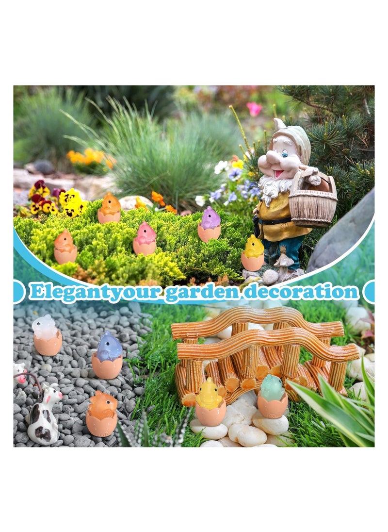 SYOSI 50 Pcs Luminous Mini Dinosaur Toys, Glow in The Dark Dinosaur, Figures Resin Small Dinosaur Figurines Tiny Dino, for Fairy Landscape Garden Aquarium Dollhouse Decor, Party Decorations - Image 2