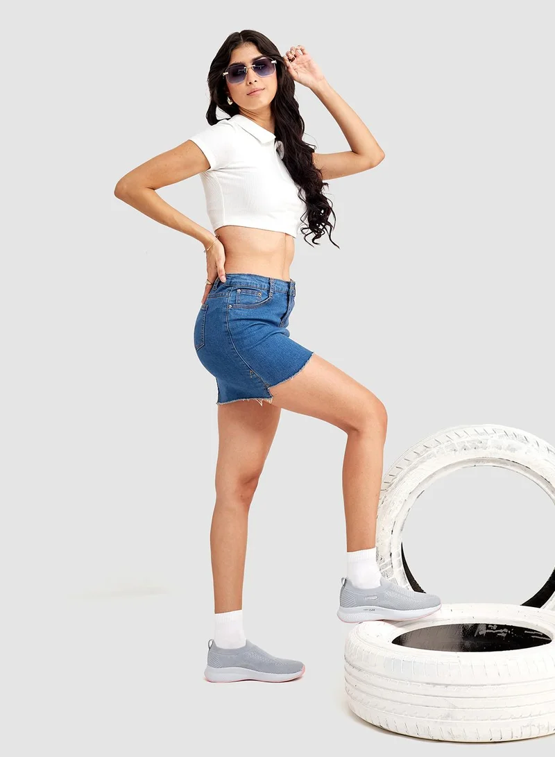 CAMPUS Gry/Blk Women's Grey Slip On Shoes - Lightweight Shoes, Minimalist Designed for Elegance for Women | Best Price UAE