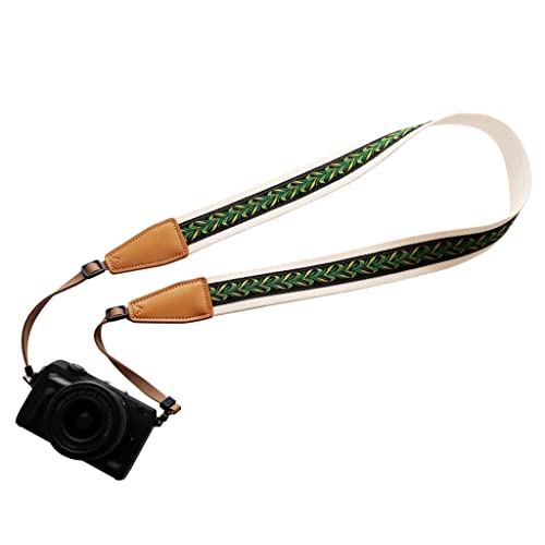 UNIKSTRAP Original Design Personalized Adjustable Camera Strap Vintage Style Peacock Feather, Fit for Canon Nikon Sony Olympus Interchangeable Lens Digital Camera/DSLR etc. - Image 1
