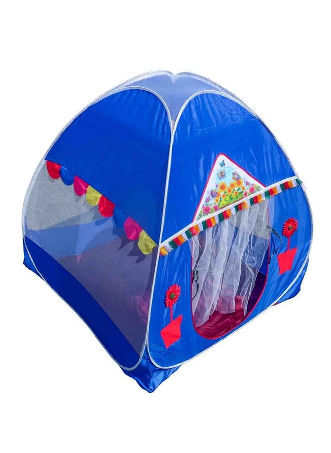 HomeCute Homecute Igloo Type Foldable Popup Kid's Play Tent House (Window-Blue)  - Image 2