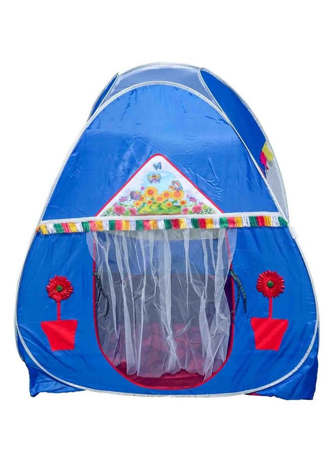 HomeCute Homecute Igloo Type Foldable Popup Kid's Play Tent House (Window-Blue)  - Image 3