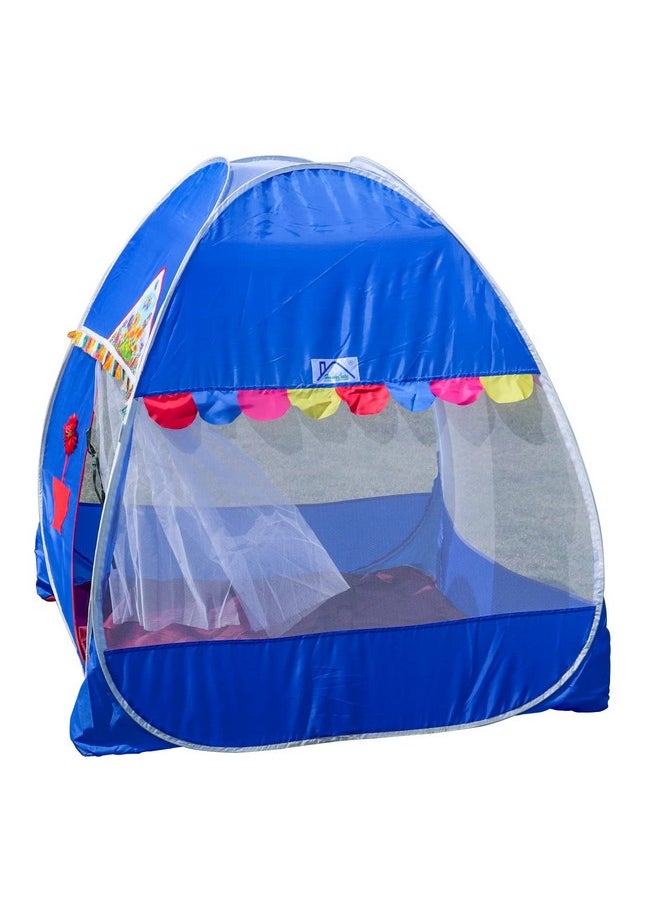 HomeCute Homecute Igloo Type Foldable Popup Kid's Play Tent House (Window-Blue)  - Image 5