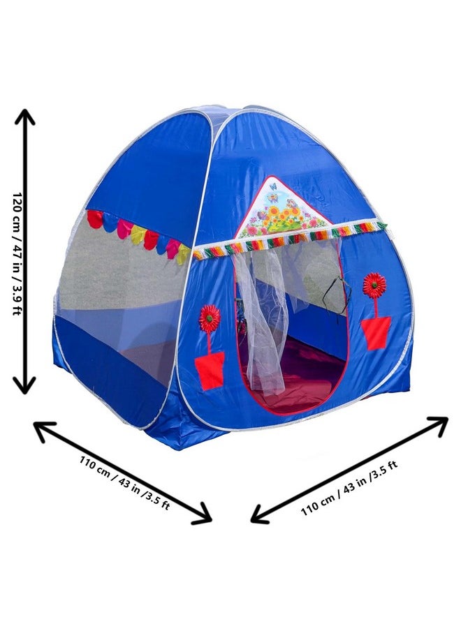 HomeCute Homecute Igloo Type Foldable Popup Kid's Play Tent House (Window-Blue)  - Image 4