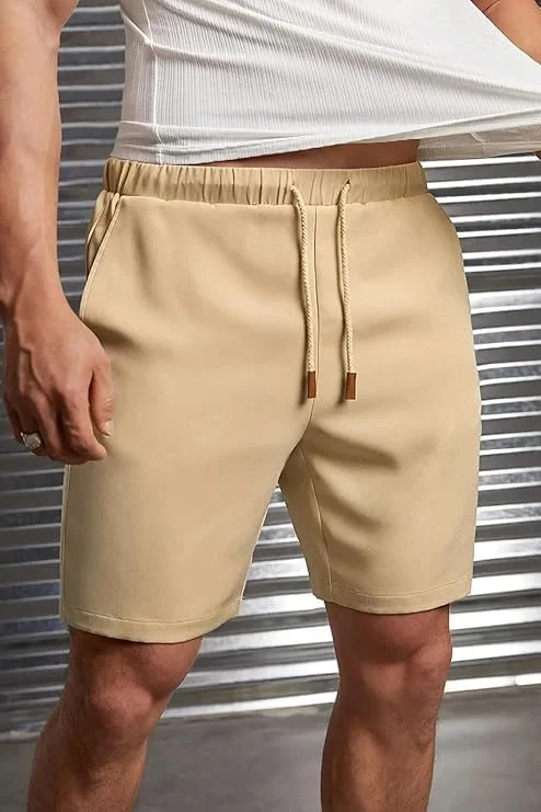NOBERO  Zip Pocket Regular Fit Shorts for Men for Men | Best Price UAE