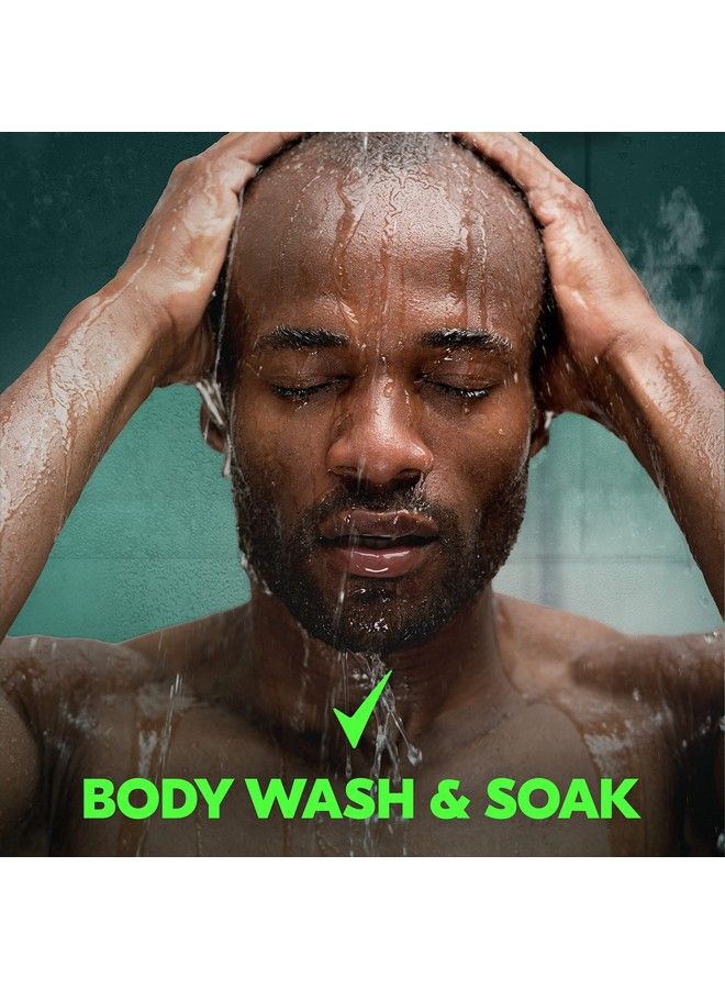 Degree Men Maximum Recovery Body Wash And Soak For Postworkout Recovery Skincare Routine Extreme Blast + Epsom Salt + Electrolytes Bath And Body Product 22 Oz - Image 4