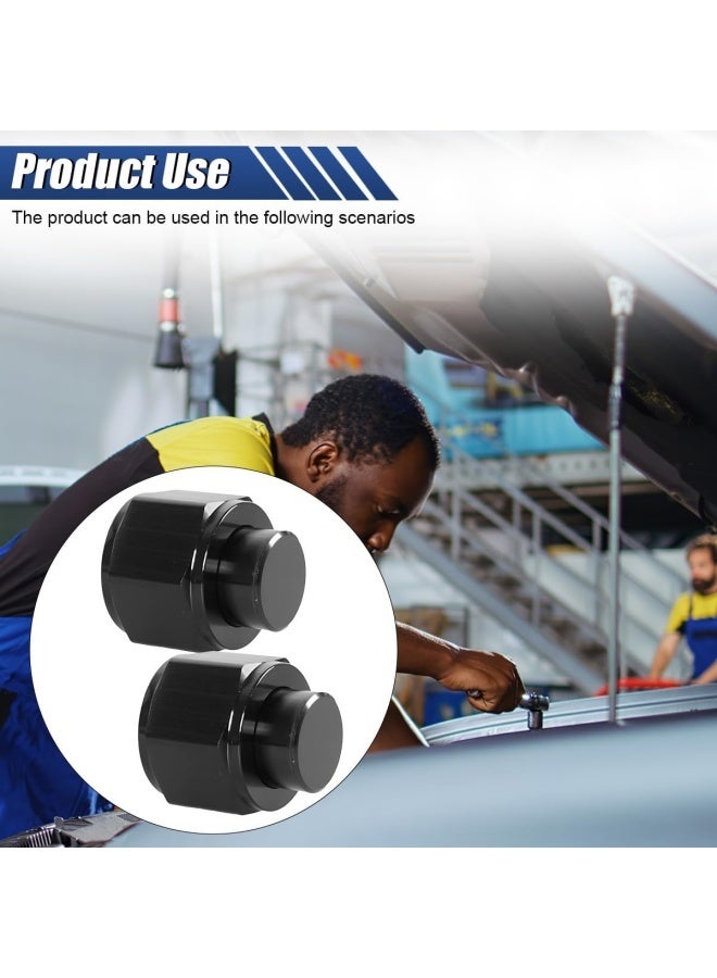 10AN Female Flare Cap Block Off Fitting Plug,  Aluminum Swivel Hex Head Nut Port Adapter, Automotive Modification Accessories for Fuel Oil Line - Image 5