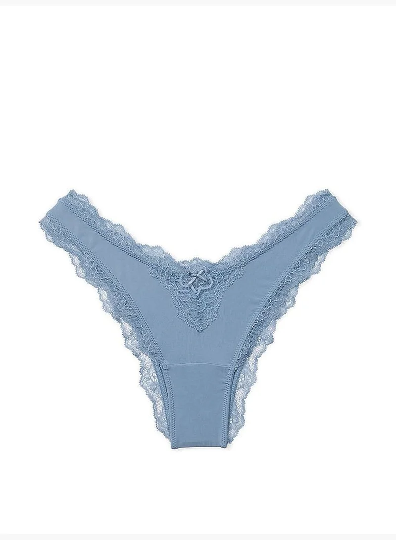Victoria's Secret Lace-Trim Brazilian Panty