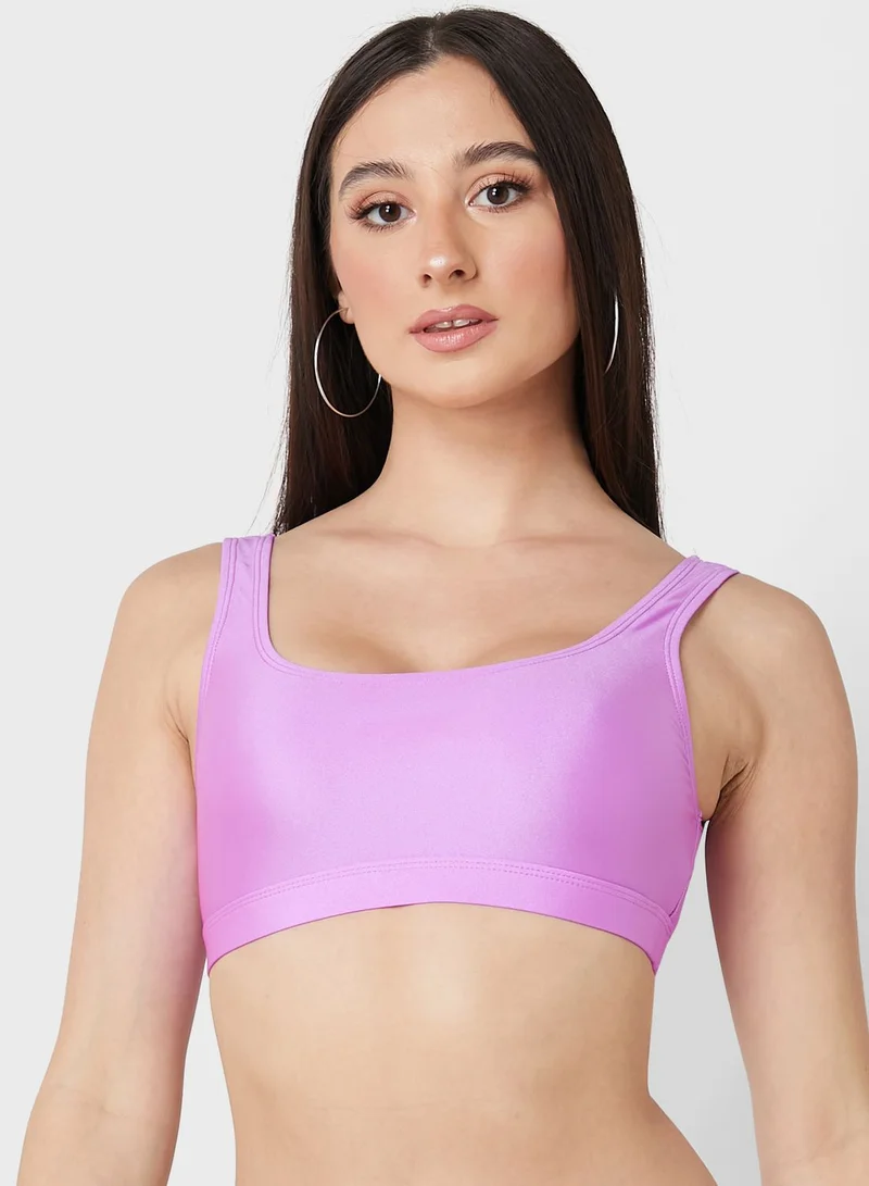 TOPSHOP Square Neck Bikini Top