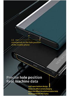 ISank جراب قابل للطي مع نافذة عرض لهاتف Samsung Galaxy S23 Ultra  - Image 5