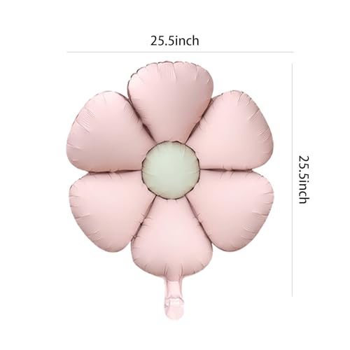PLAP Flowers Birthday Party Balloons Daisies Happy Birthday Party Decorations Pink - Image 5