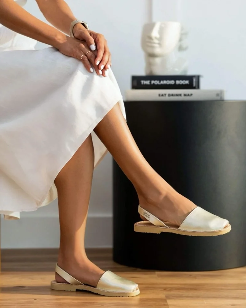 Shoeq Champagne Classic Avarca for Women | Best Price UAE