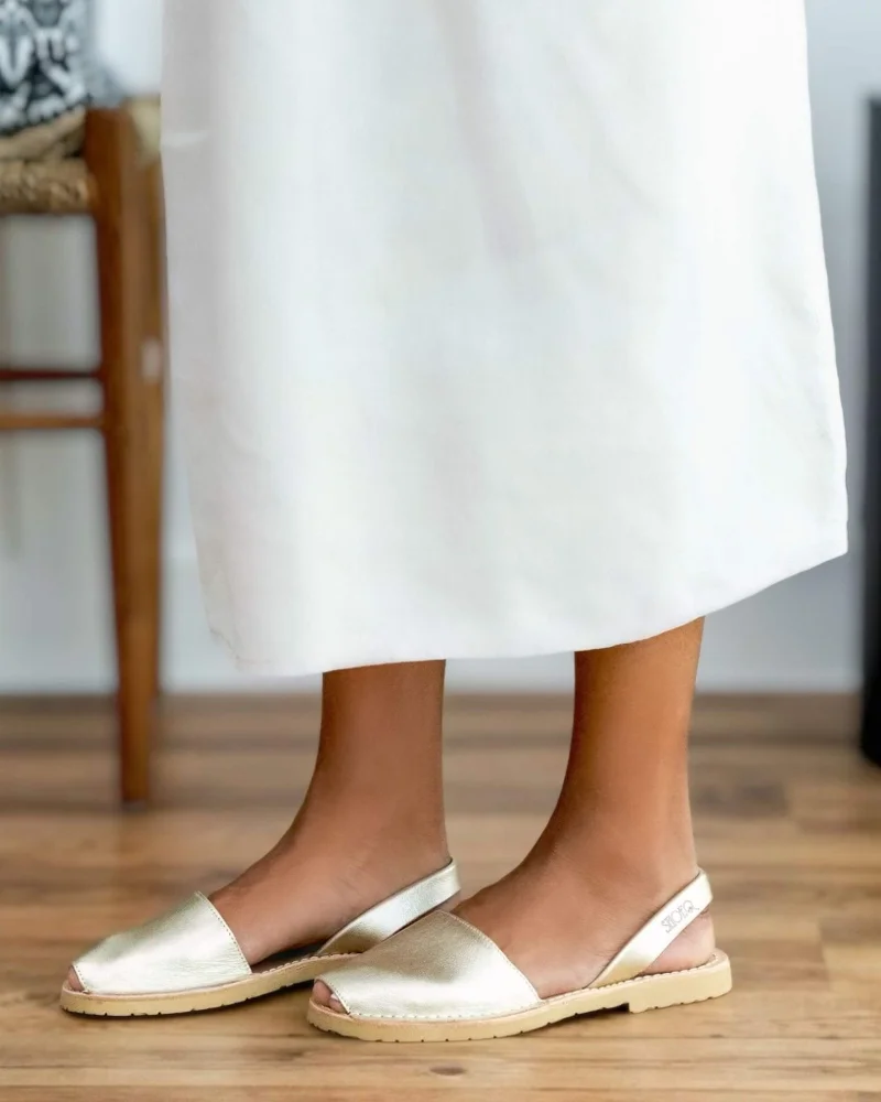 Shoeq Champagne Classic Avarca for Women | Best Price UAE