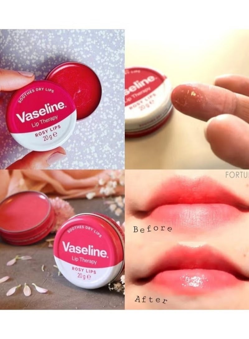 Vaseline Lip Therapy Rosy Lip Balm 20 Gm - Image 4