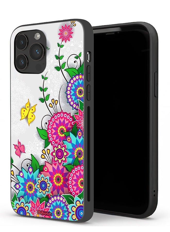 Tolwak Apple iPhone 13 Pro Max Protective Case Mandala Flowers - Image 1