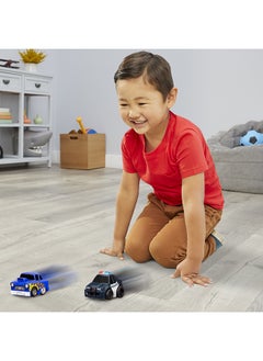 little tikes سيارات ليتل تايكس السريعة المجنونة سلسلة 6 - متسابق سحب قديم (أزرق مع لهب)  - Image 4