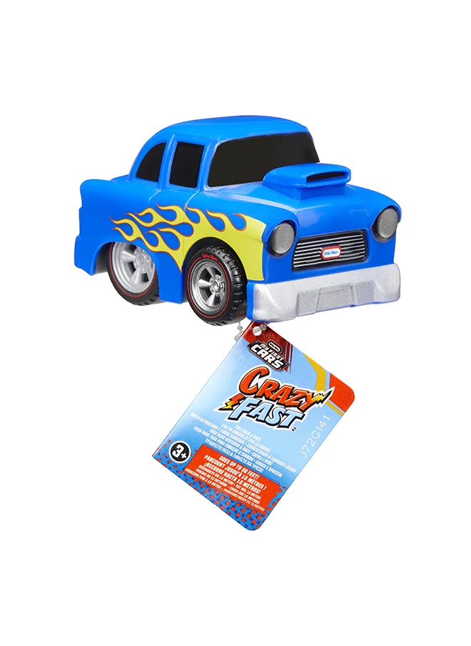 ليتل تايكس Little Tikes Crazy Fast Cars Series 6-Old drag racer (blue with flame)