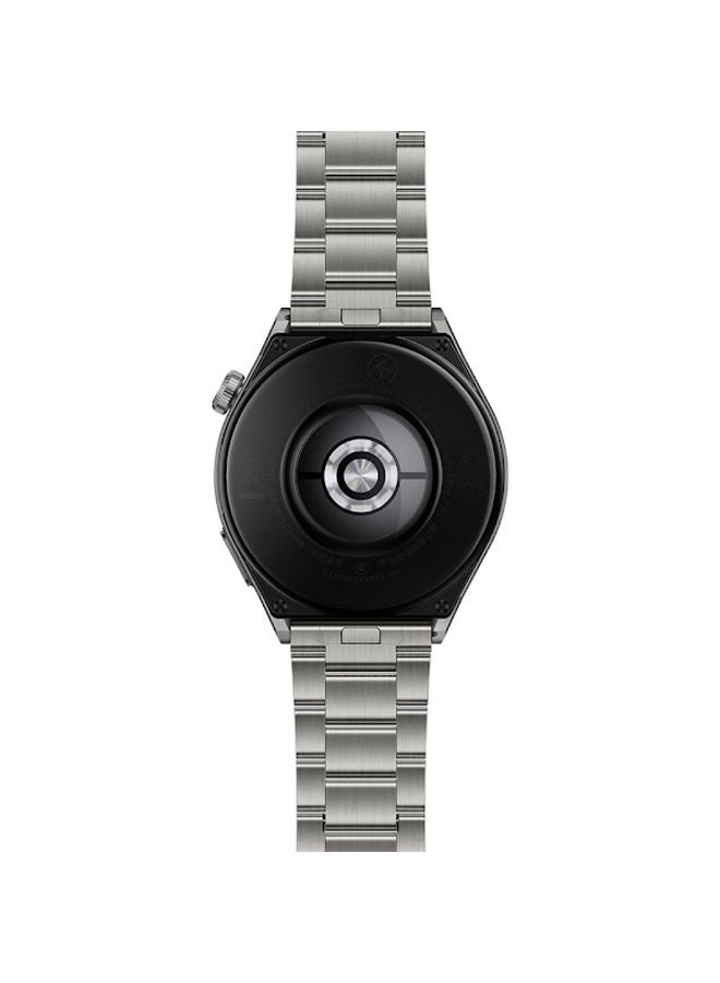 HUAWEI Watch GT 3 Pro Smartwatch Light Titanium Case Strap 46mm Silver - Image 4