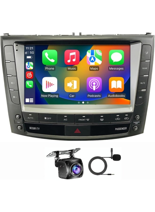Vierex Fit Lexus IS250 IS350 Car Stereo Android Screen 2010-2012 With Apple Carplay Android Auto Wireless WiFi DSP AHD Camera Included Fast Interface QLED (8+128GB Carplay 8CORE) - Image 1