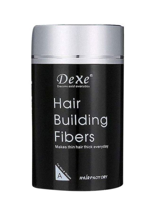 Dexe - 22g Black Hair Thickening Fibers – Undetectable Coverage, All-Day Hold - Image 1
