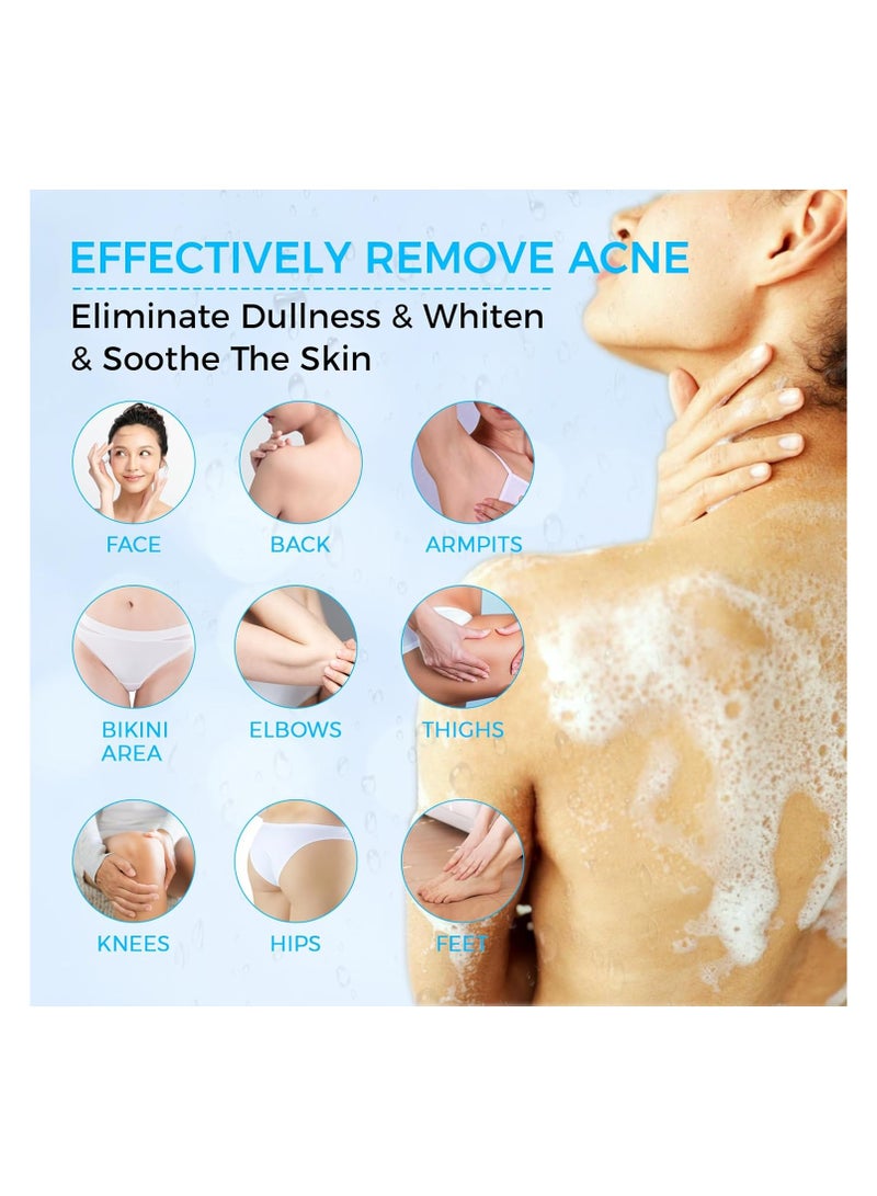 OUKEYA Sulphur Soap Cleansing Bar for Face & Body Natural Sulfur Facial Cleanser With Salicylic Acid Goat Milk and Tea Tree Oil for Acne-Prone Skin - Image 3