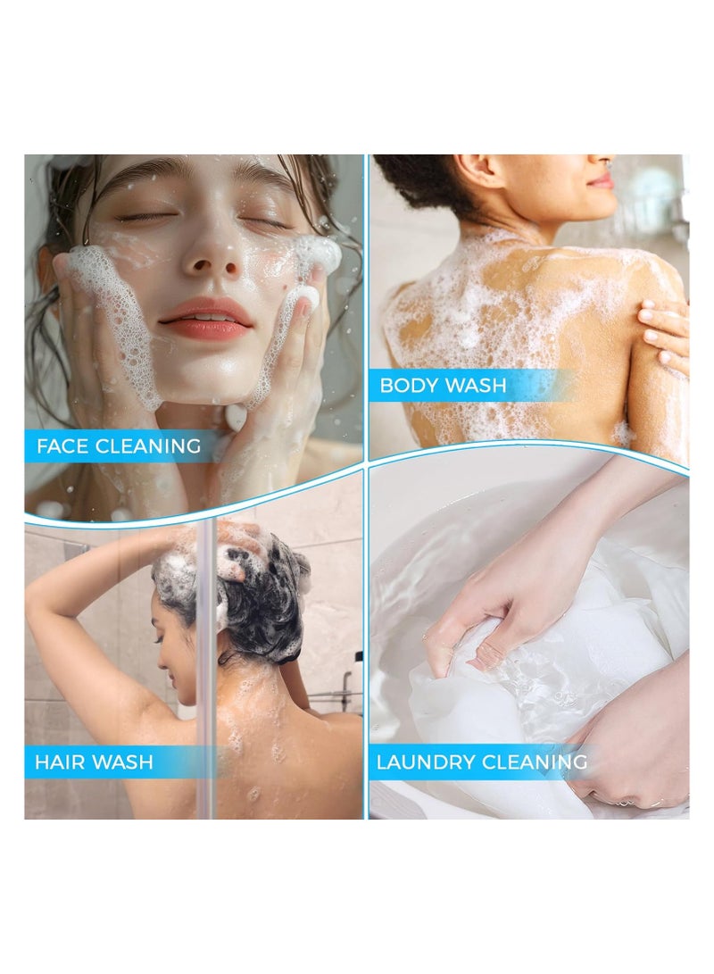 OUKEYA Sulphur Soap Cleansing Bar for Face & Body Natural Sulfur Facial Cleanser With Salicylic Acid Goat Milk and Tea Tree Oil for Acne-Prone Skin - Image 4