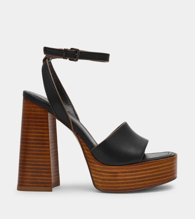 ستيف مادن Floria Women's Black Heels