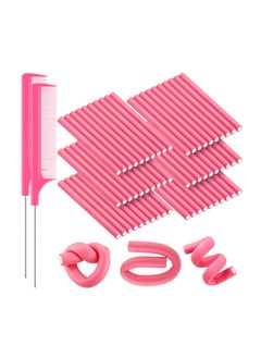 General 62 pieces universal bar, sponge curling iron, heat-free curling iron, flexible foam curling iron, comb set.  - Image 1