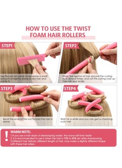 General 62 pieces universal bar, sponge curling iron, heat-free curling iron, flexible foam curling iron, comb set.  - Image 2