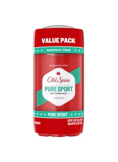 Old Spice Old Spice Aluminum Free Deodorant for Men, High Endurance Pure Sport Scent, 3.0 oz (Pack of 2)  - Image 1
