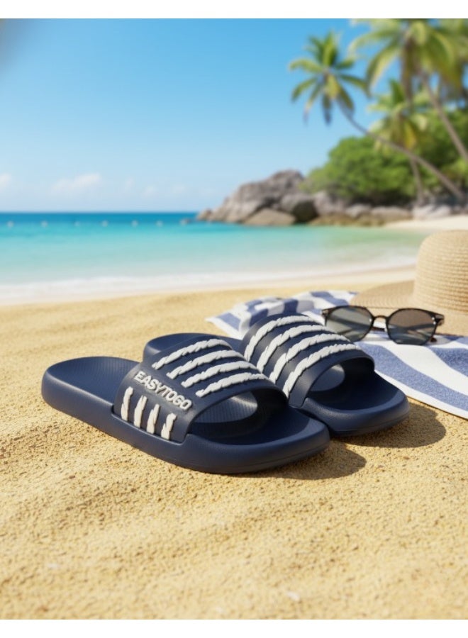 Unisex Comfort Slippers – Lightweight & Anti-Slip Slides for Indoor & Outdoor Use | Quick-Dry Soft Sandals for Bathroom, Pool, Home & Travel - Image 3