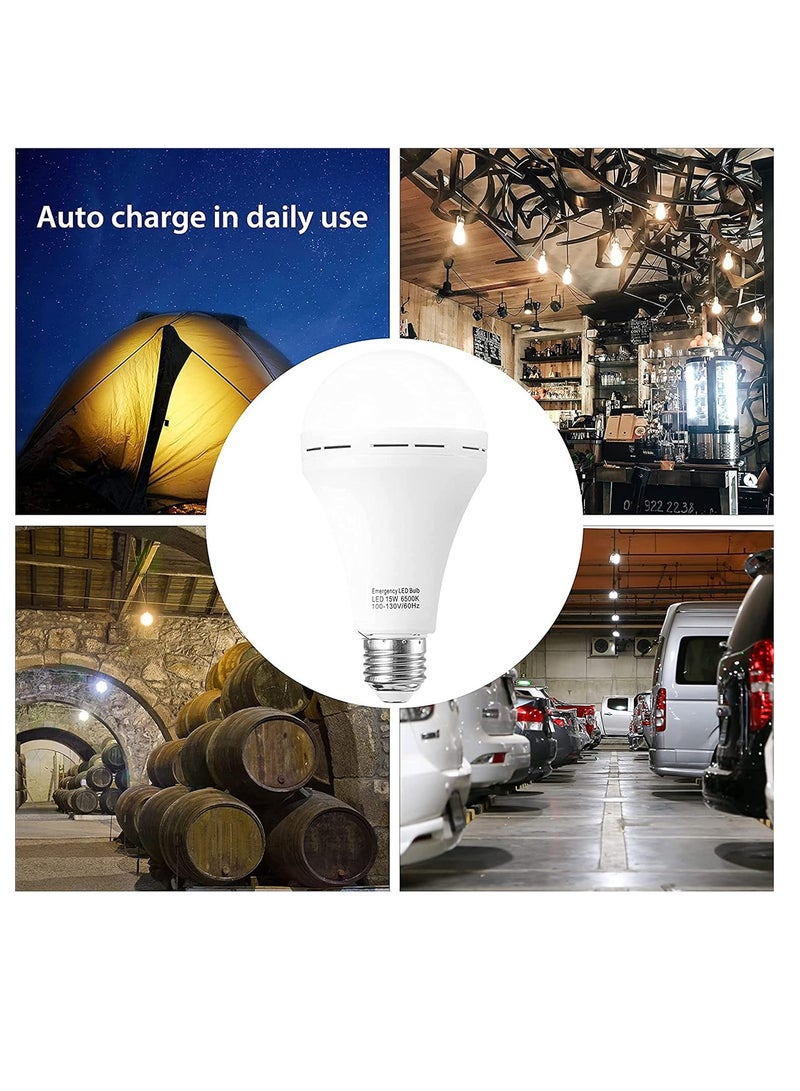 Next Life Emergency Rechargeable Light Bulb Stay Lights Up When Power Failure  1200mAH 15W LED Light Bulbs for Home Camping And Tent  - Image 4