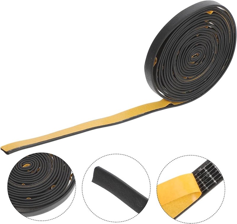 EPDM Self Adhesive Door Window Seal Strip Soundproof Insulation Tape 10mm x 5mm - Image 4