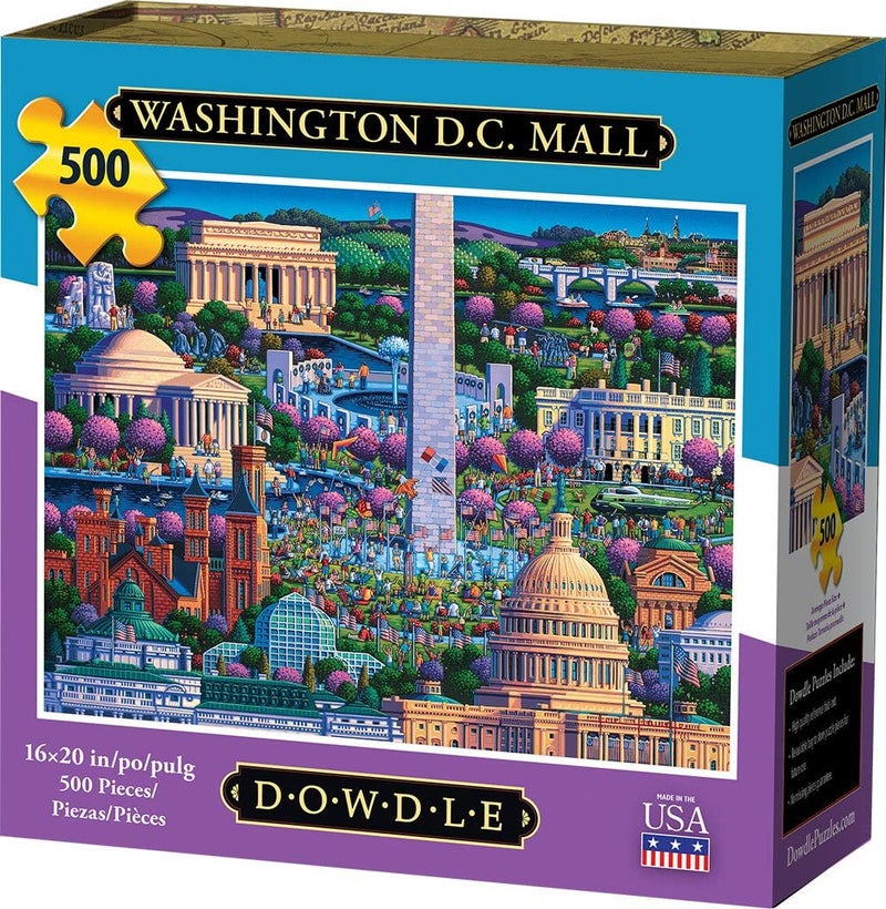 Dowdle Jigsaw Puzzle - Washington DC Mall - 500 Piece - Image 1