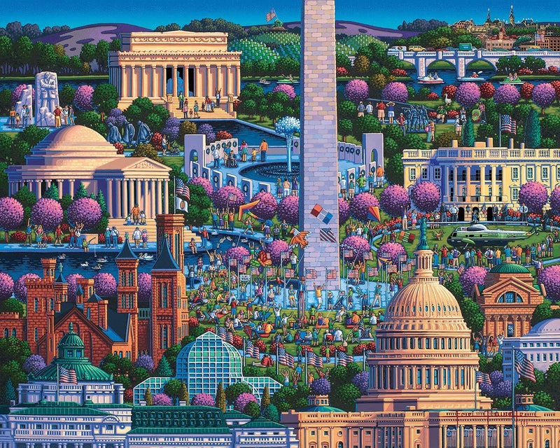 Dowdle Jigsaw Puzzle - Washington DC Mall - 500 Piece - Image 2