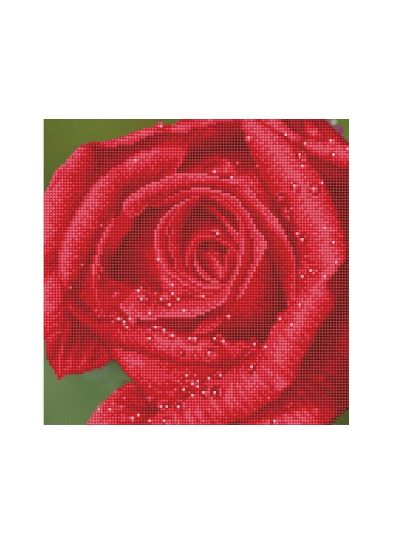 دايموند دوتز لوحة DIAMOND DOTZ ، مجموعة وسيطة DD5 ، ندى الورد ، 30.5 × 30.5 سم - Image 1