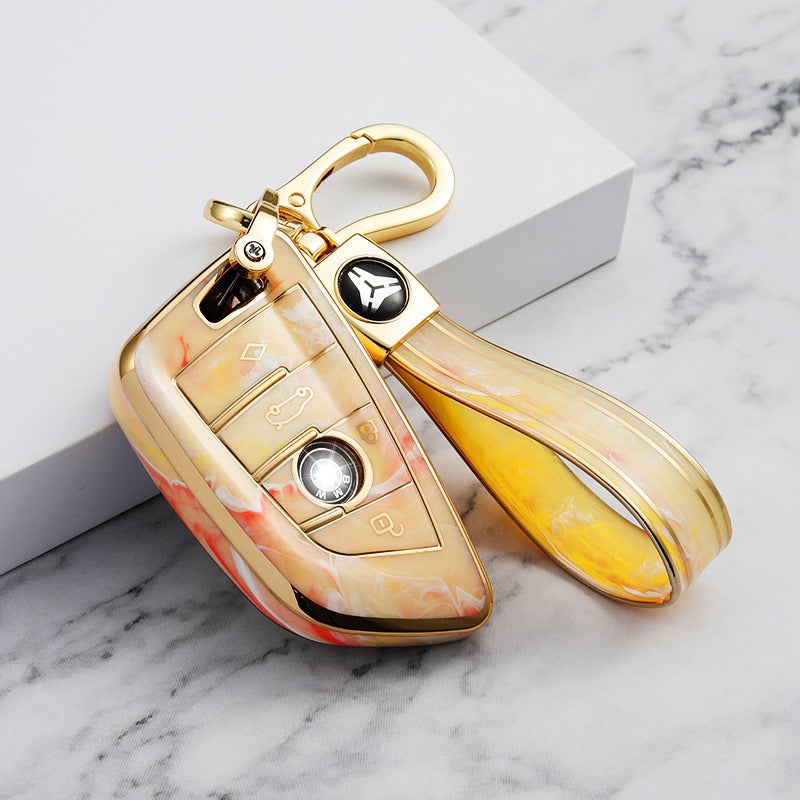 BMW Luxury BMW Key Case for 5 Series, GT, 1 Series, X3, X4, and More - TPU Material - Image 1