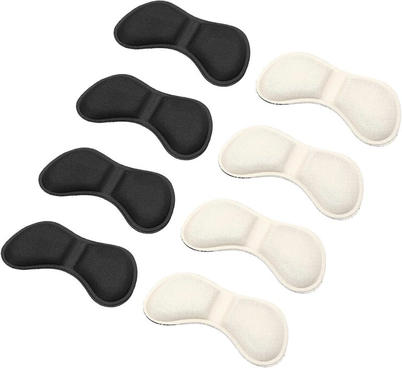 Breathable Heel Cushions Wear-Resistant Heel Pads 8 Pairs with Adhesive for Women and Men Anti-Slip Shoe Inserts and Sneakers Comfortable Shoe Care Accessories - Image 1