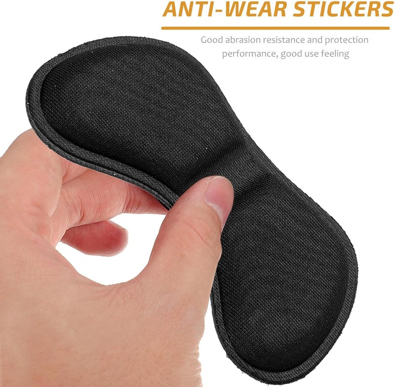 Breathable Heel Cushions Wear-Resistant Heel Pads 8 Pairs with Adhesive for Women and Men Anti-Slip Shoe Inserts and Sneakers Comfortable Shoe Care Accessories - Image 4