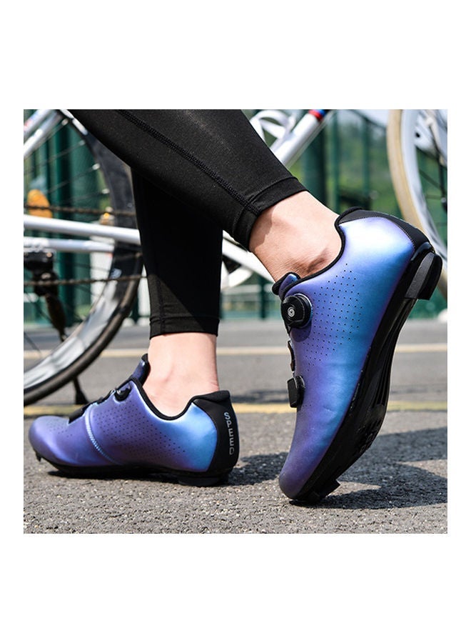 NIBEMINENT Cycling Shoes Bicycle Riding for Men and Women Purple Size 43 - Image 4